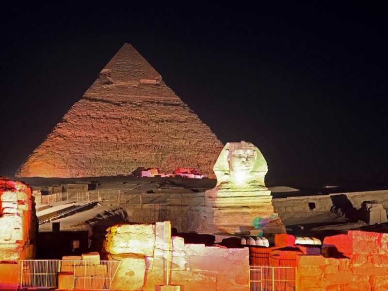 Sound and Light Show pyramids