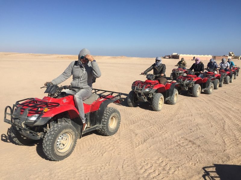 Sunset trip by quad bike in Marsa Alam