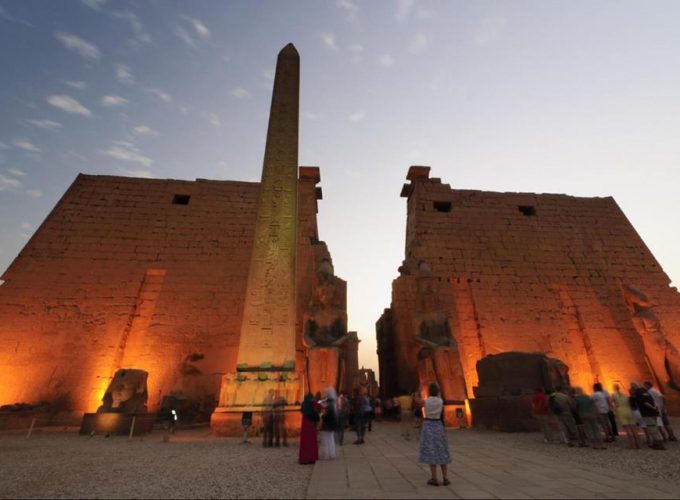 Sound and Light Show in Karnak Temple