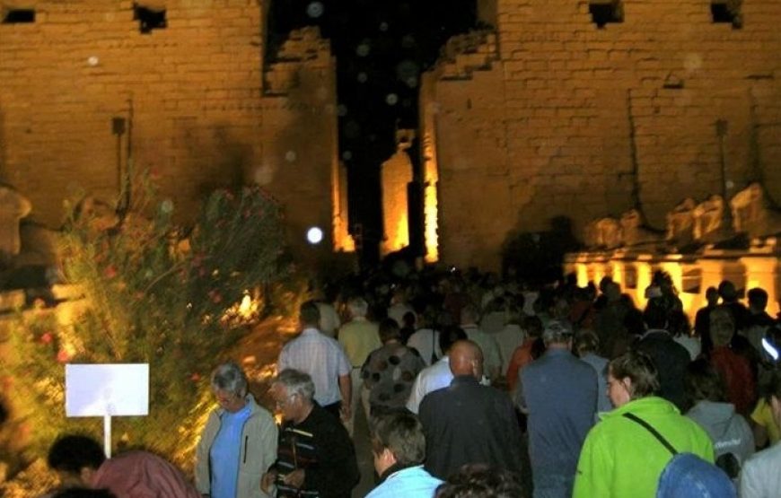 Sound and Light Show in Karnak Temple