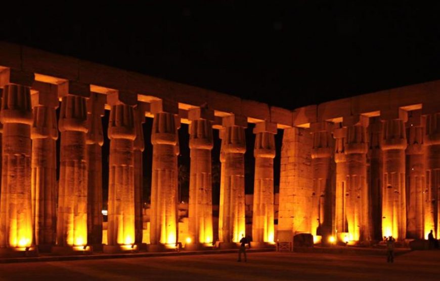 Sound and Light Show in Karnak Temple