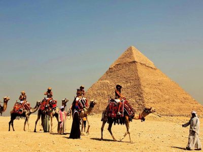 The pyramids of Giza