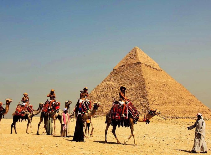 The pyramids of Giza