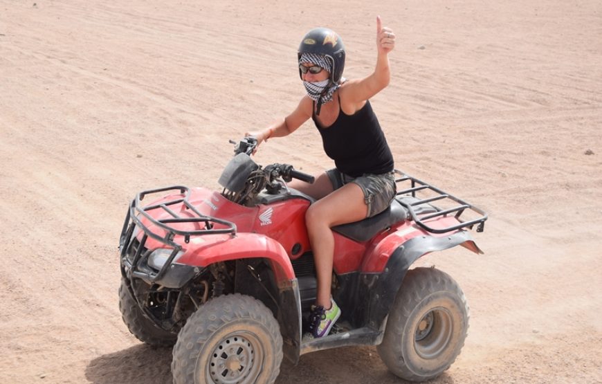 Sunset trip by quad bike in Marsa Alam