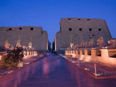 Sound and Light Show in Karnak Temple